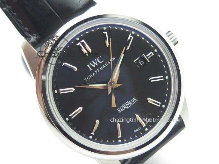 MIROTIME 0507 Ingeniuer St.Laurens SS Black Dial MKF 1:1 V2 Best Edition On Black Leather Strap A Functional 7351
